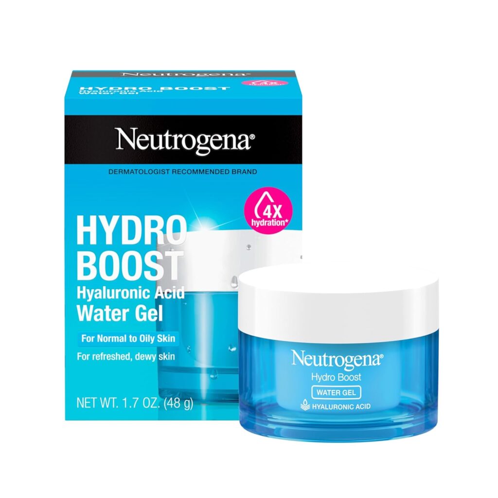neutrogena hydro boost, water gel moisturizer, hyaluronic acid water gel moisturizer