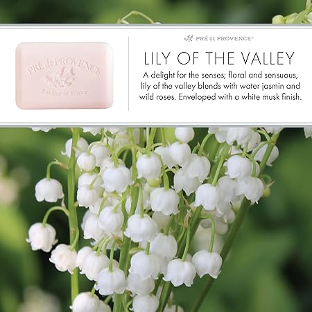 lily of the valley scented soap, lily of the valley soap