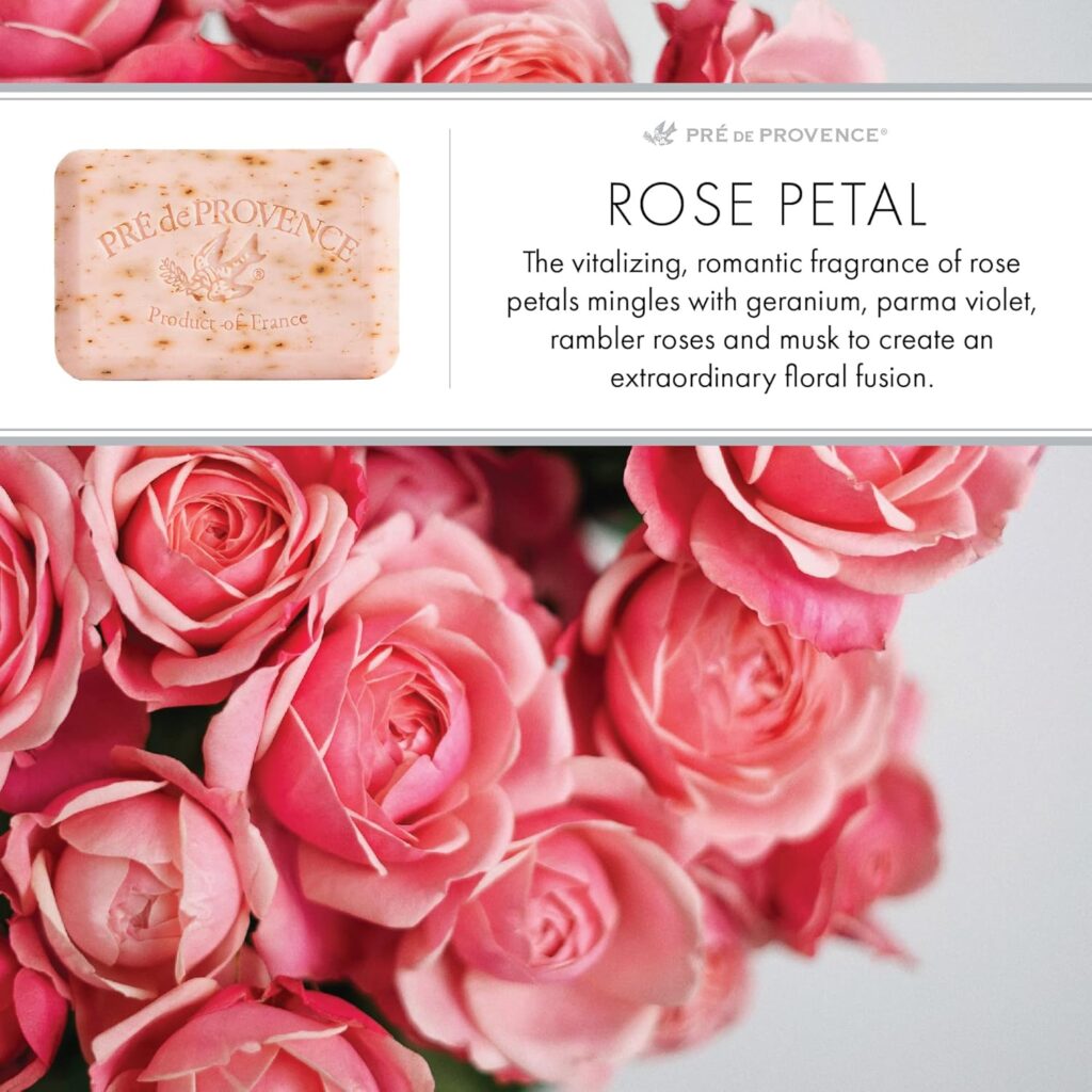 rose flower perfume soap, rose fragrance soap, rose pre de provone soap