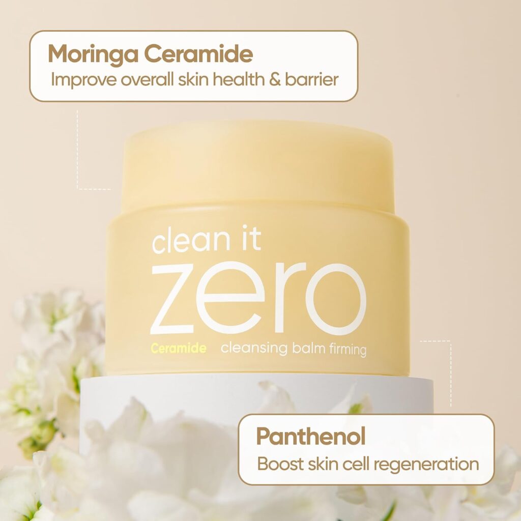 moringa ceramide cleanser, banila ceramide cleanser, firming cleanser